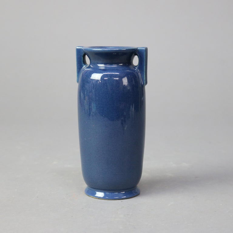 Three Pieces of Roseville Rosecraft Art Pottery Mid 20thC