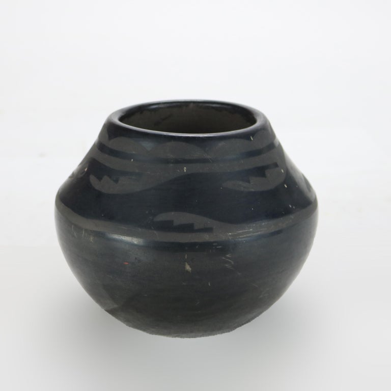 Antique Maria Martinez San Ildefonso Native American Pueblo Pottery C1910