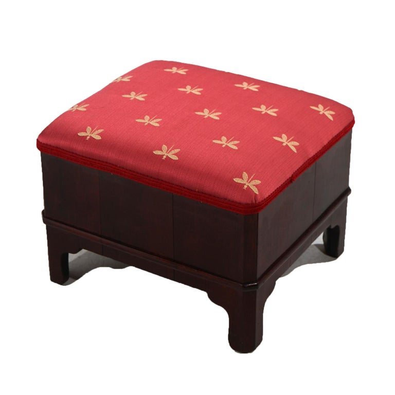 Antique Classical American Empire Mahogany Stool C1840’s