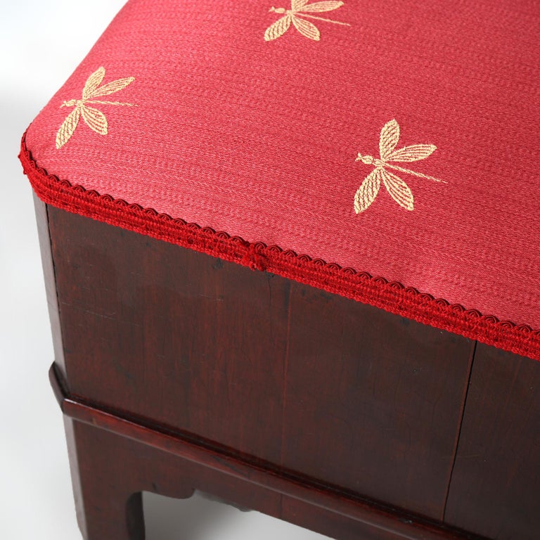 Antique Classical American Empire Mahogany Stool C1840’s