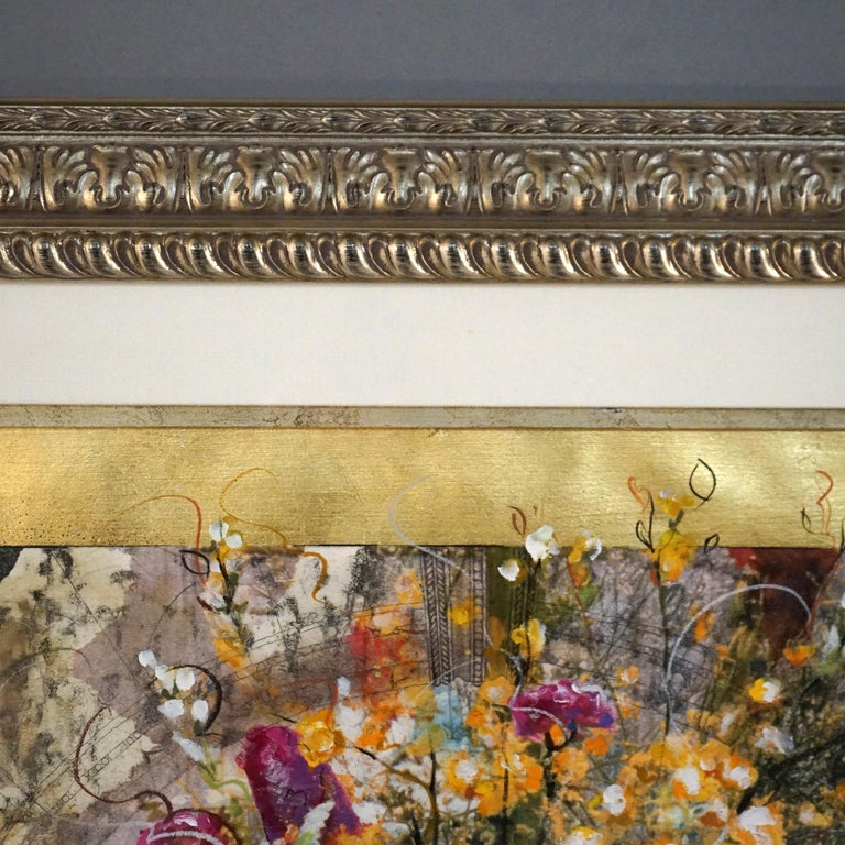 Oversized Grecian Still Life Interior Print, Framed, 20th C