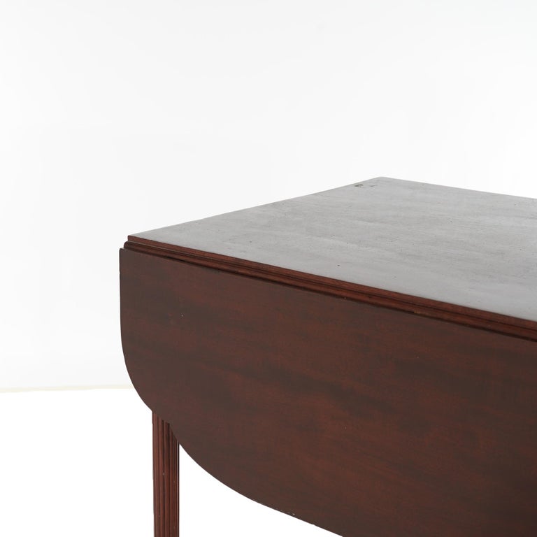 Antique Sheridan Pembroke Drop Leaf Mahogany Table C1820