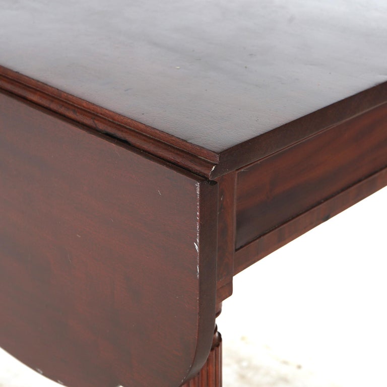 Antique Sheridan Pembroke Drop Leaf Mahogany Table C1820