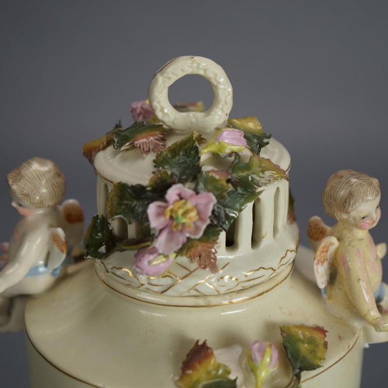 Five Pieces of Antique German/Austrian Porcelain Items C1900
