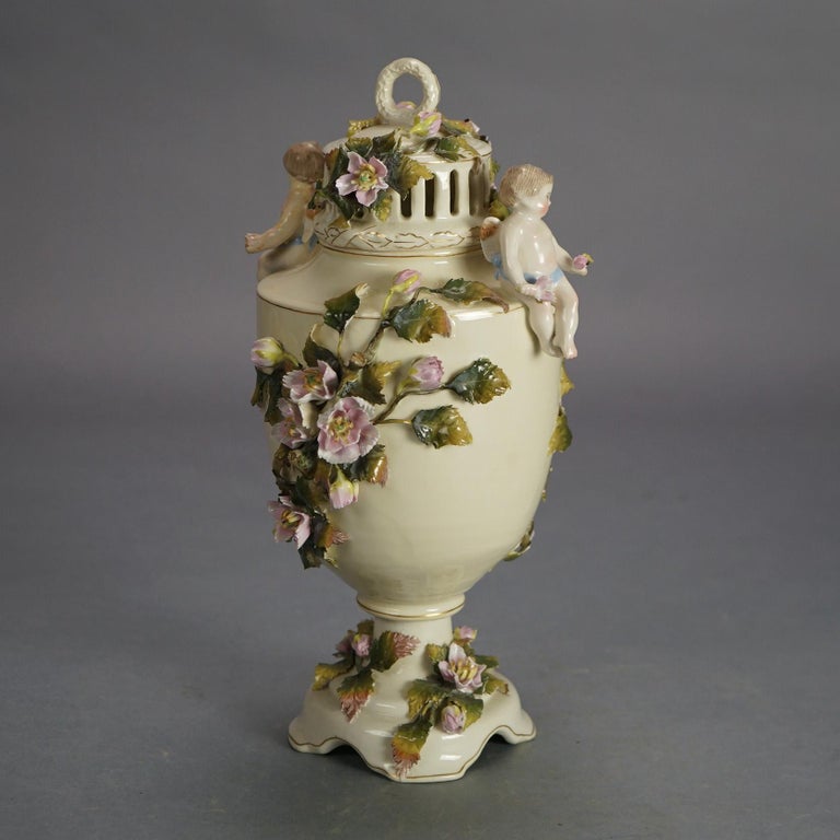 Five Pieces of Antique German/Austrian Porcelain Items C1900