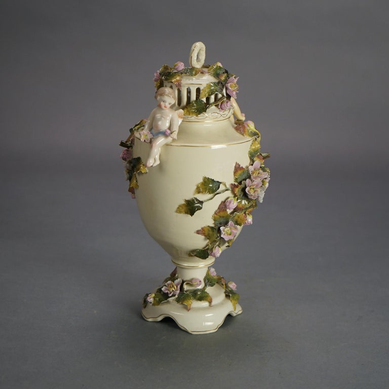 Five Pieces of Antique German/Austrian Porcelain Items C1900
