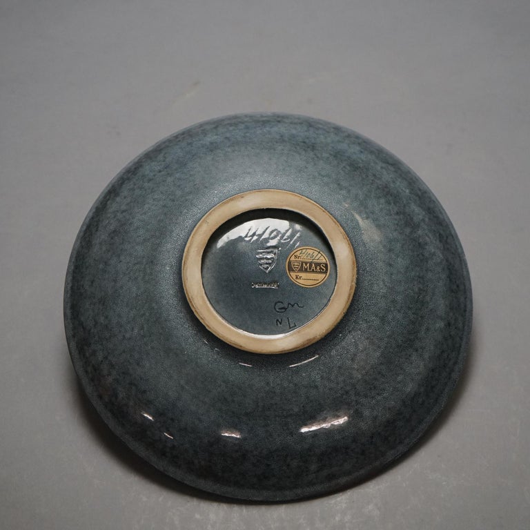 MCM Danish Michael Anderson & Sons Art Pottery Plate “Mother Mary & The Magis”