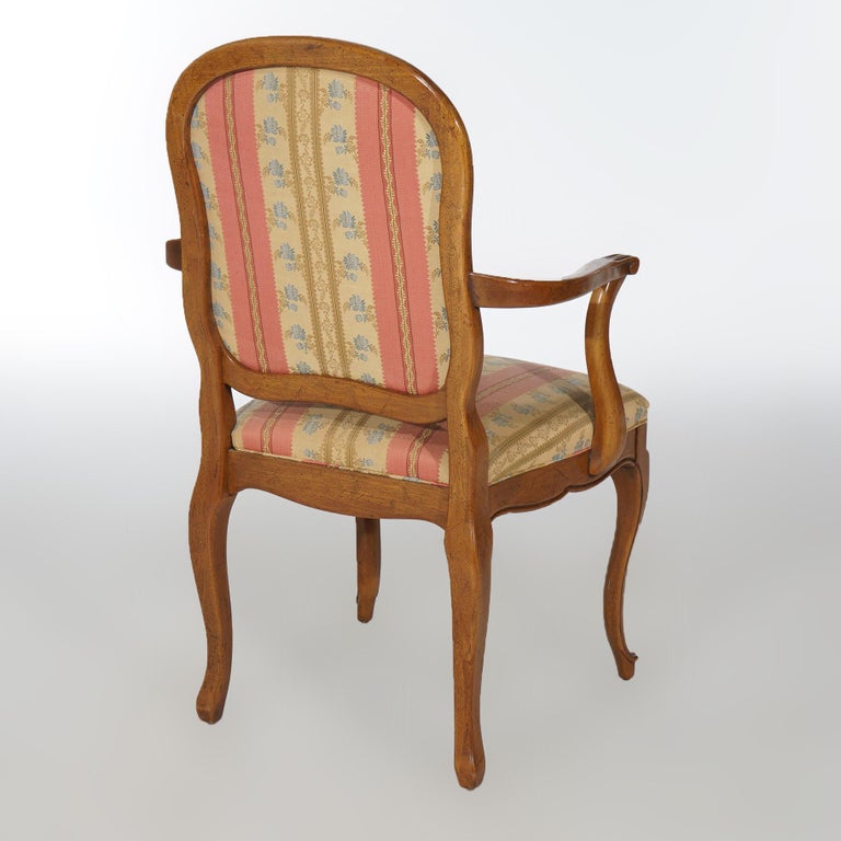 Six French Louis XIV Style Mahogany & Cane Dining Chairs 20th C