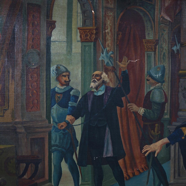 Antique “Scene From Rigoletto by Verdi Opera” Signed G. Palmeri C1917