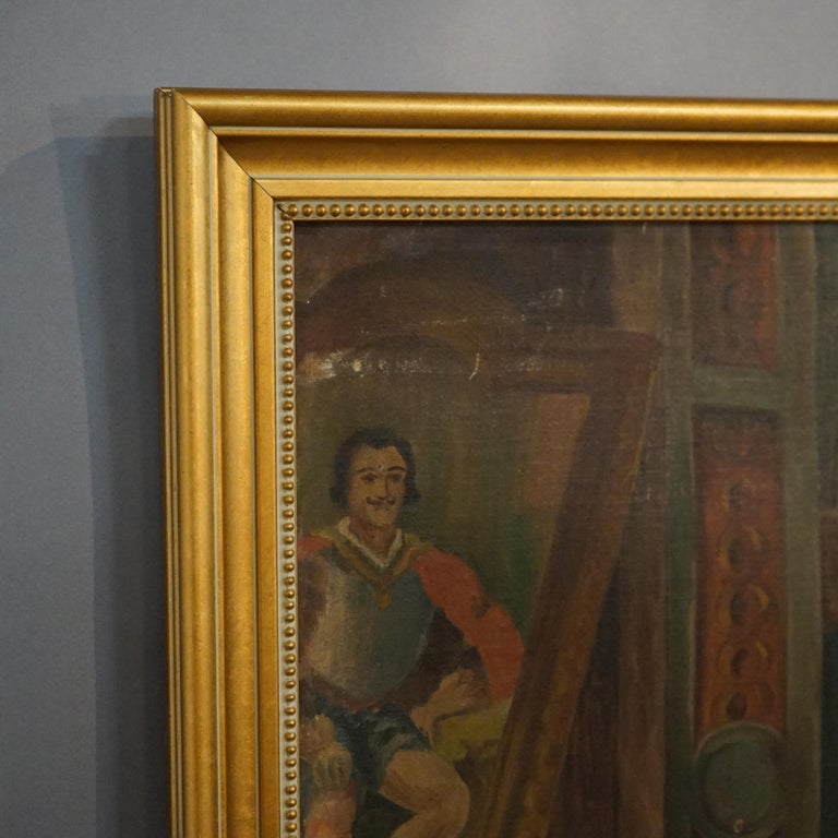 Antique “Scene From Rigoletto by Verdi Opera” Signed G. Palmeri C1917