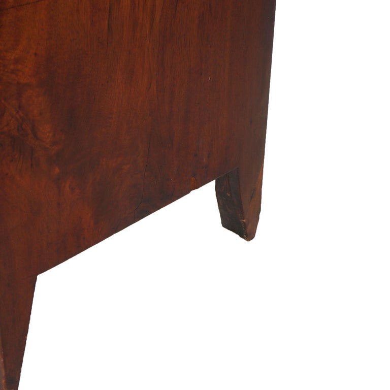 Antique Mahogany Hepplewhite Drop Front Desk with Graduated Drawers