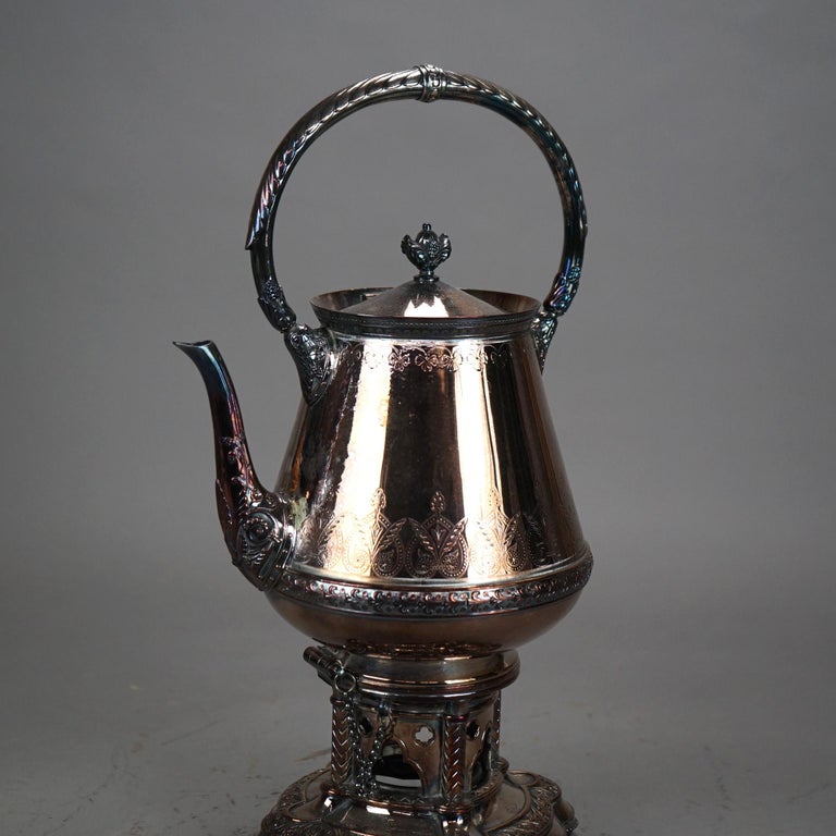 Antique Elkington Silver Plated Tea Pot C1890