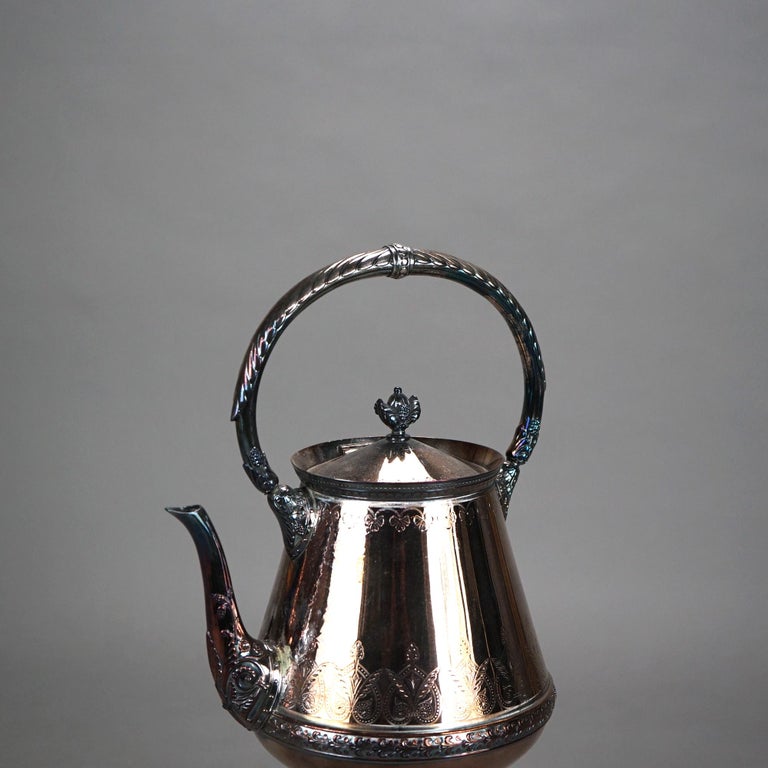 Antique Elkington Silver Plated Tea Pot C1890