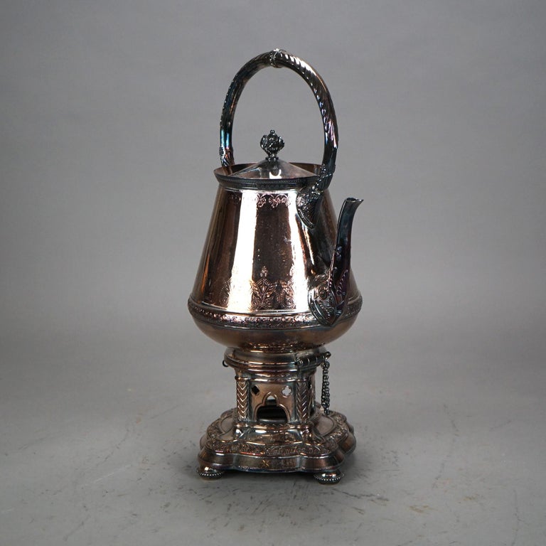 Antique Elkington Silver Plated Tea Pot C1890