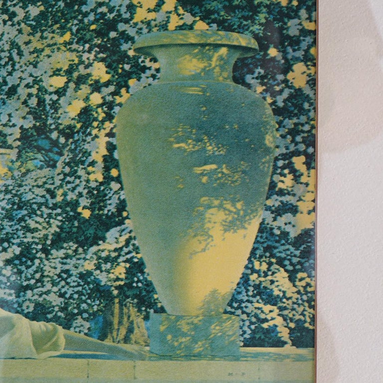 Art Deco Maxfield Parrish Print “Garden Of Allah” C1920