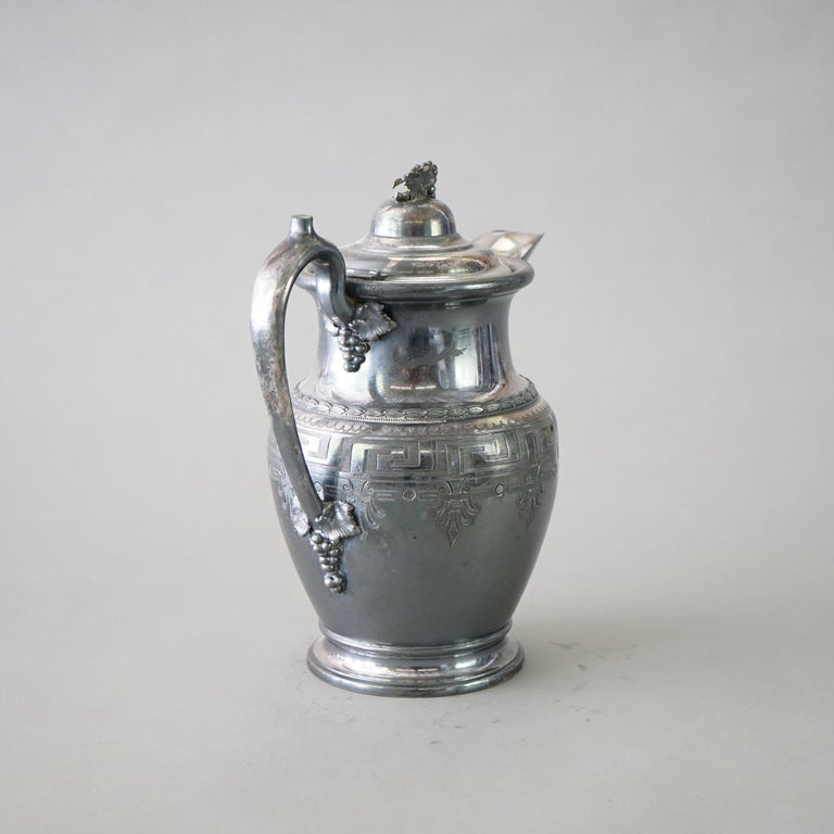 Antique Reed And Barton Silver Plated Pitcher C1890
