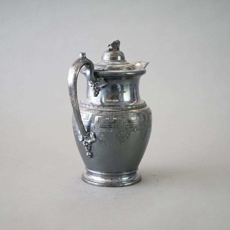 Antique Reed And Barton Silver Plated Pitcher C1890