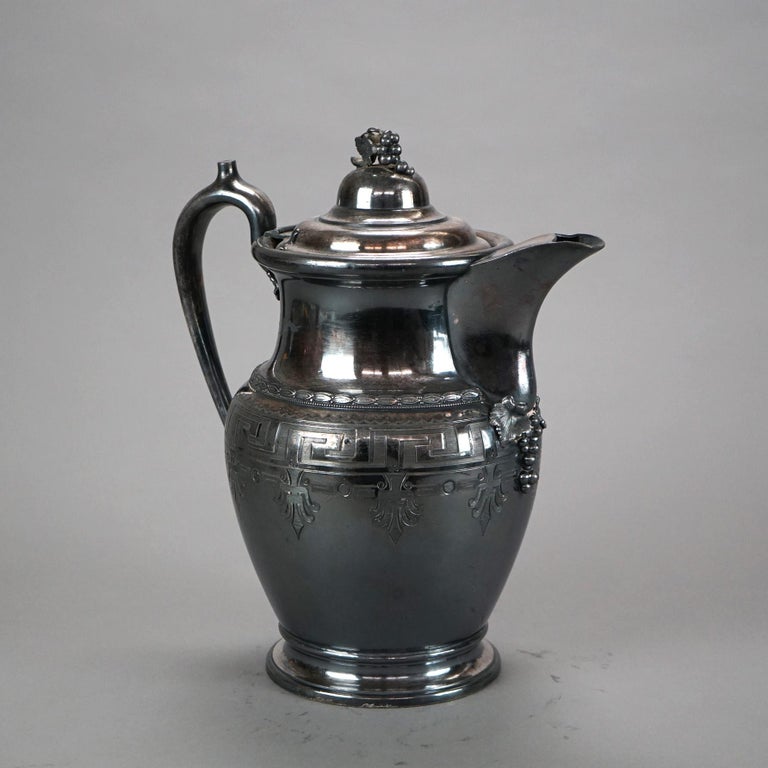 Antique Reed And Barton Silver Plated Pitcher C1890