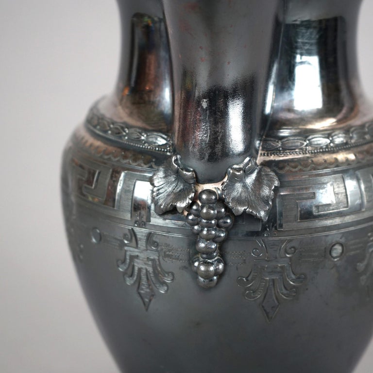 Antique Reed And Barton Silver Plated Pitcher C1890