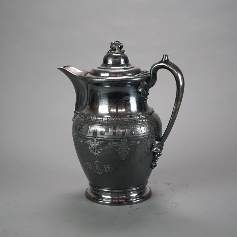 Antique Reed And Barton Silver Plated Pitcher C1890