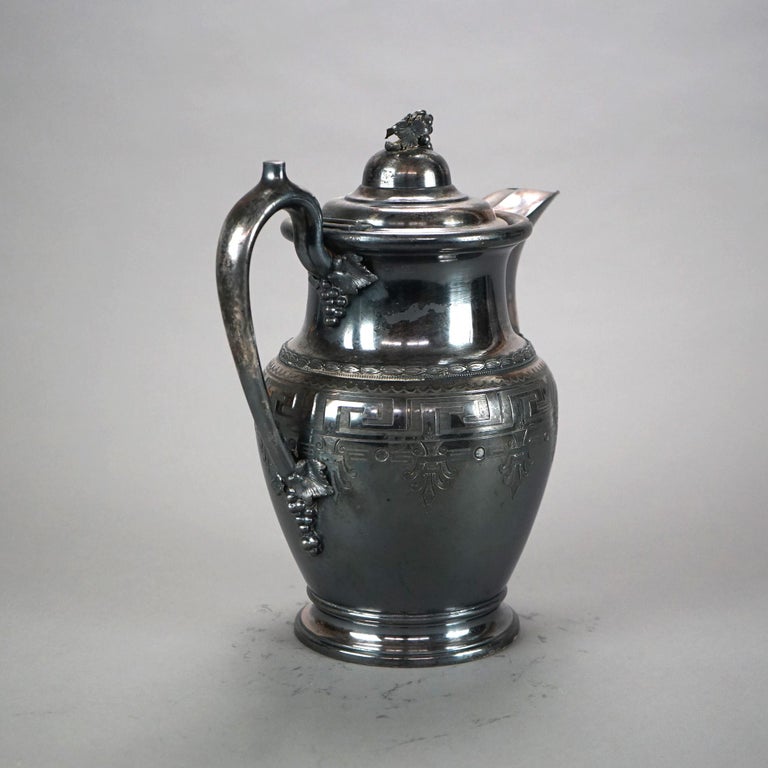 Antique Reed And Barton Silver Plated Pitcher C1890