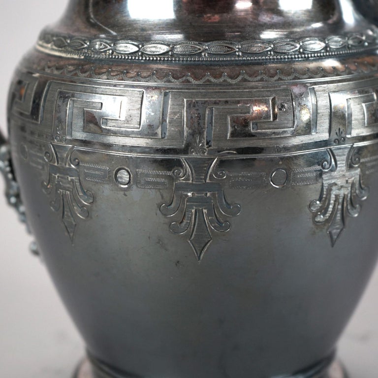 Antique Reed And Barton Silver Plated Pitcher C1890