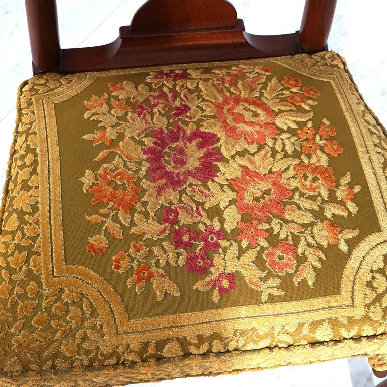 Thirteen Kittinger Upholstered Carved Mahogany Dining Room Chairs 20thC
