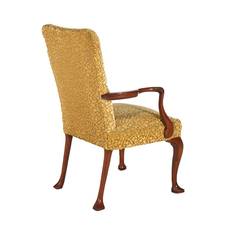 Thirteen Kittinger Upholstered Carved Mahogany Dining Room Chairs 20thC