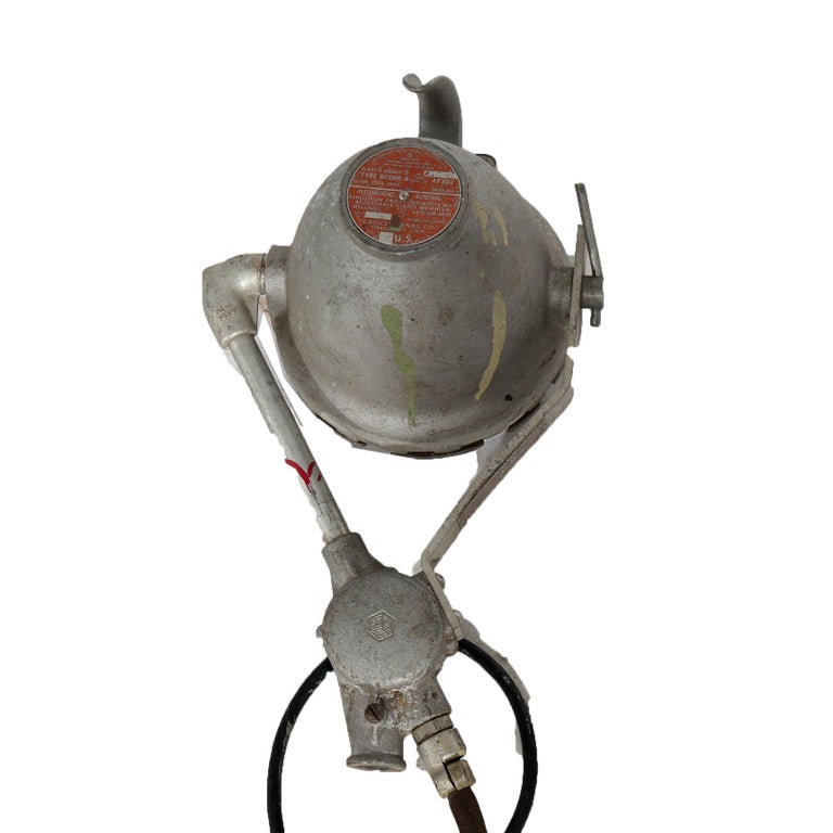 Pair of Crouse Hinds Industrial Stage Performance Spotlights 20thC