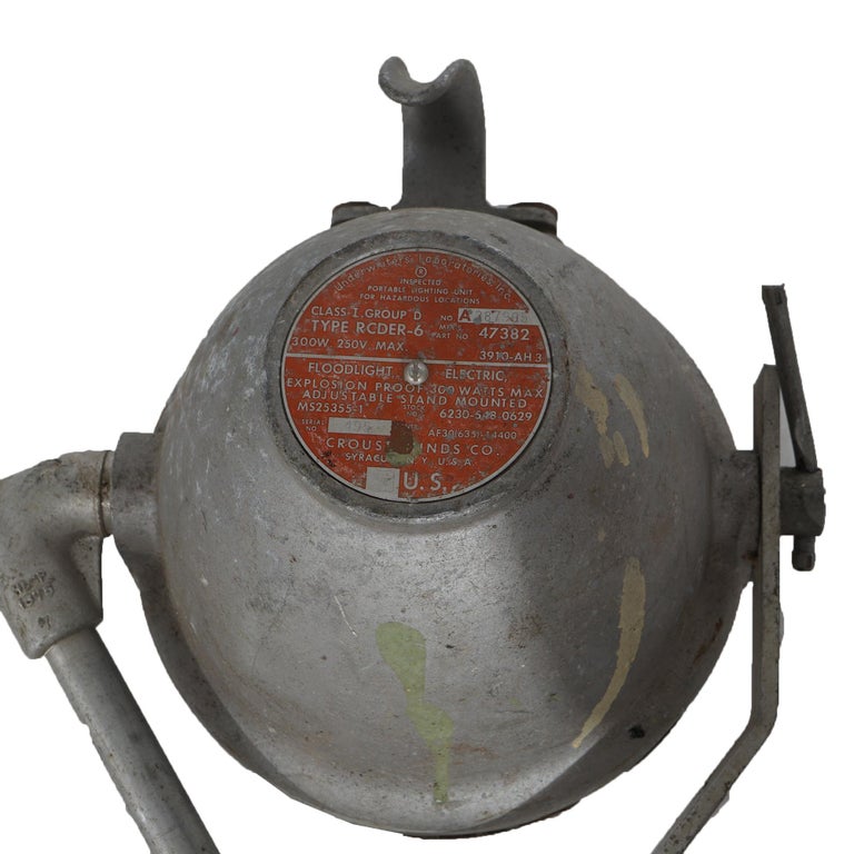Pair of Crouse Hinds Industrial Stage Performance Spotlights 20thC