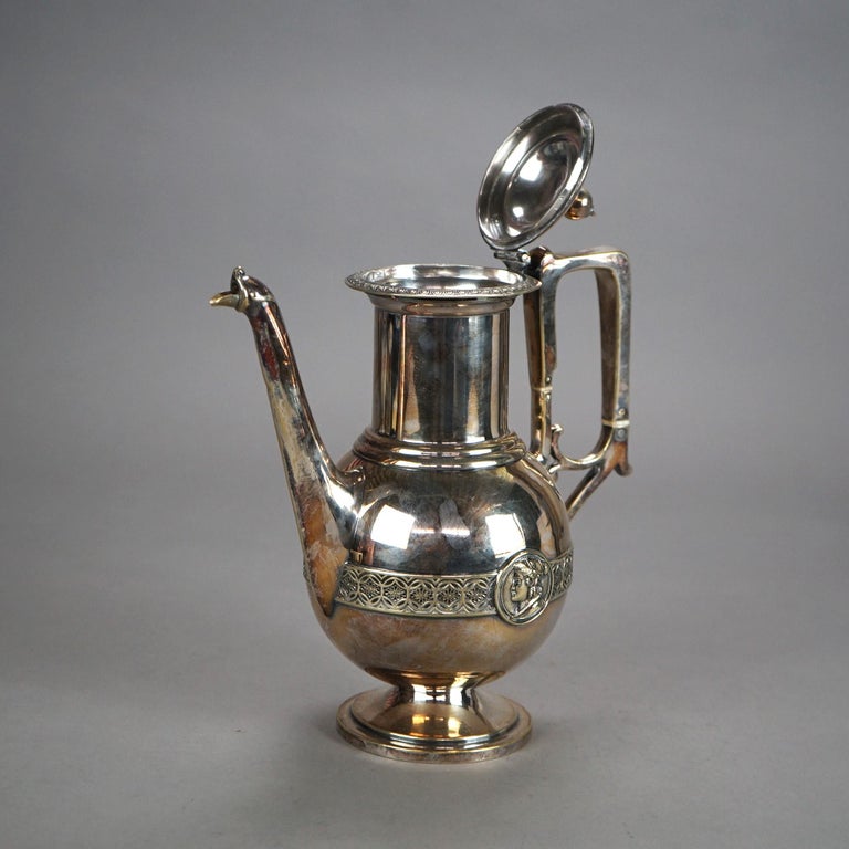 Antique Silver Plated Teapot C1890