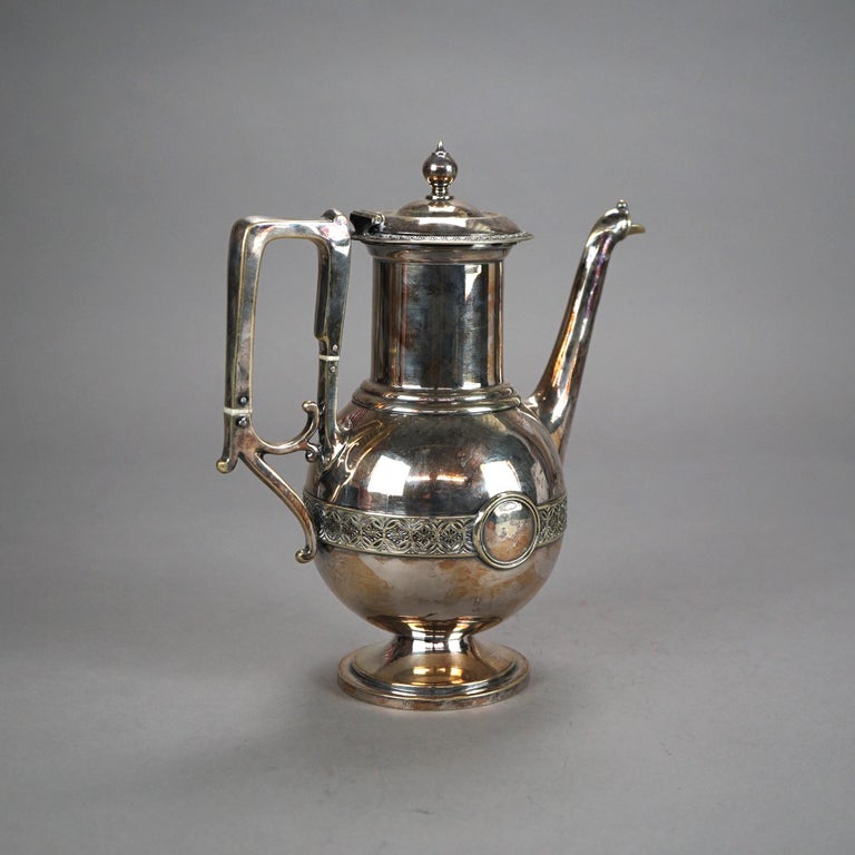 Antique Silver Plated Teapot C1890