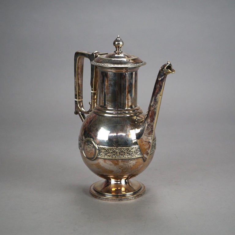 Antique Silver Plated Teapot C1890