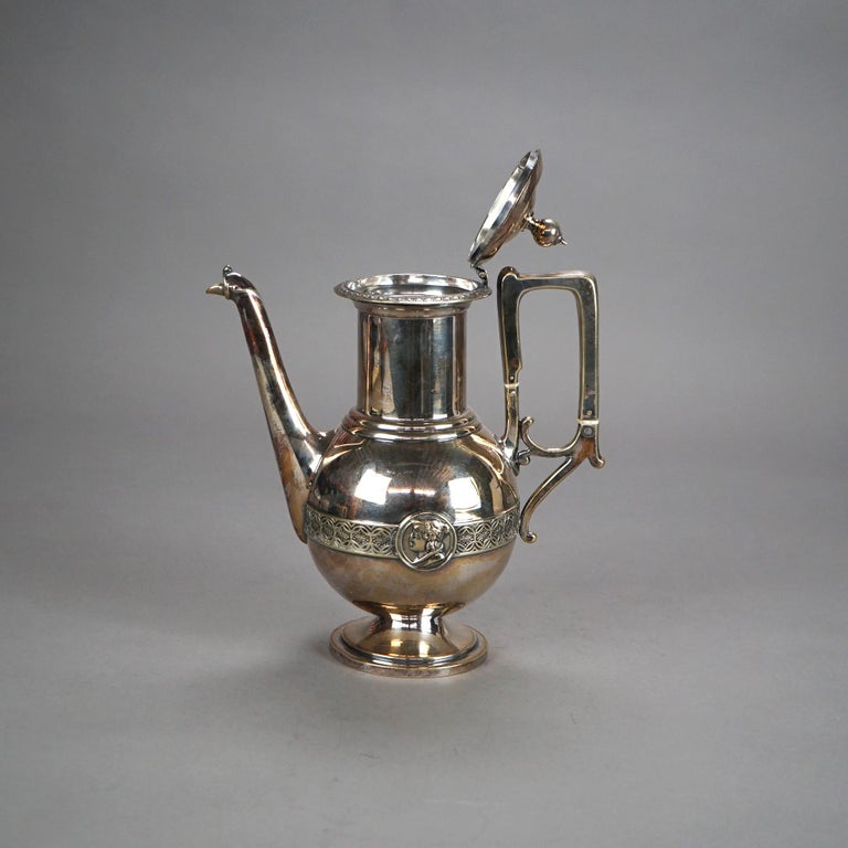 Antique Silver Plated Teapot C1890