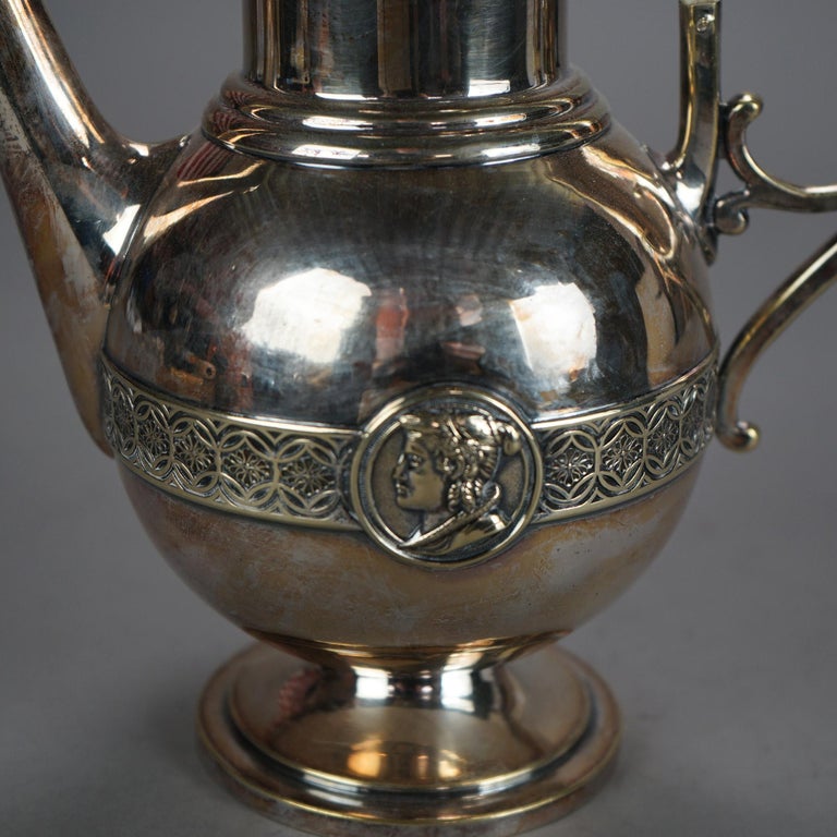 Antique Silver Plated Teapot C1890