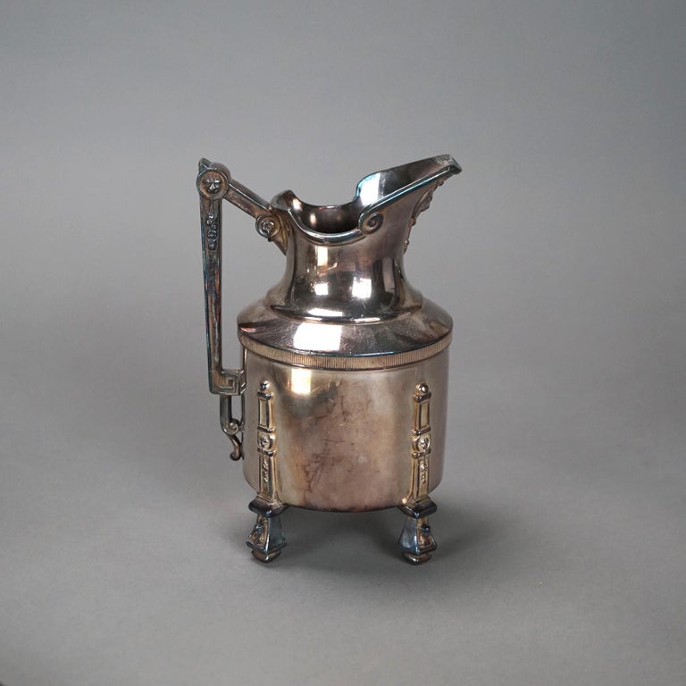 Eight Piece Antique Silver Plated Tea Set C1890