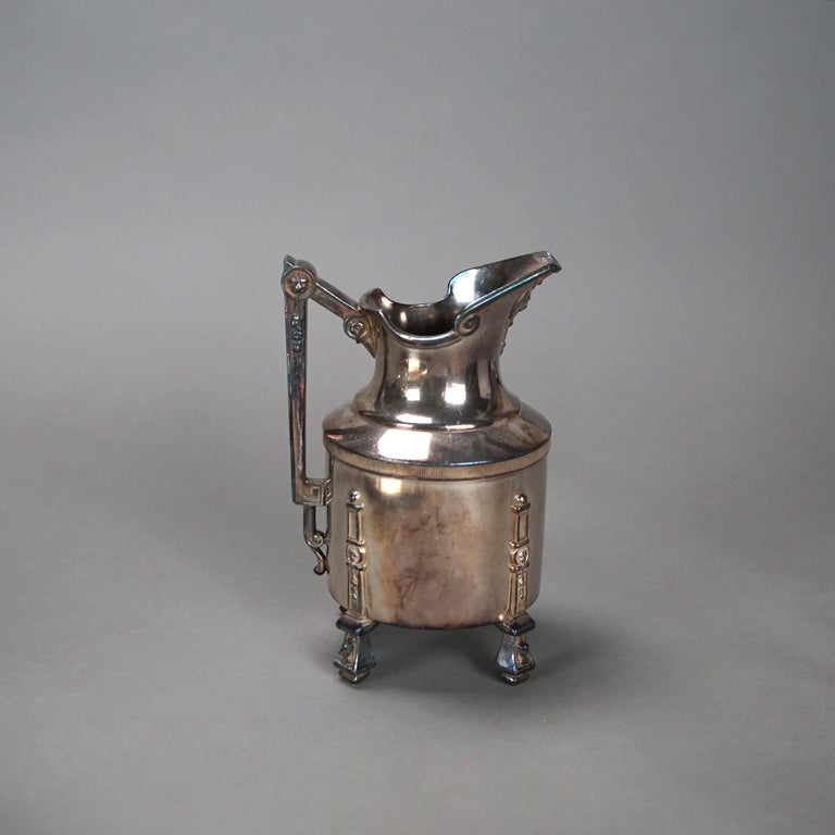 Eight Piece Antique Silver Plated Tea Set C1890