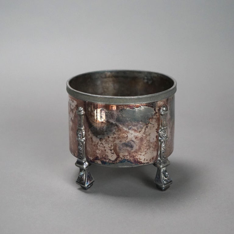 Eight Piece Antique Silver Plated Tea Set C1890