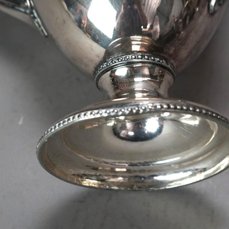 Five Piece Antique Silver Plated Tea Set C1890