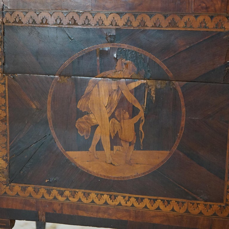 18thC Commode by Giovanni Battista Maggiolini with Classical Scenic Inlay c1770