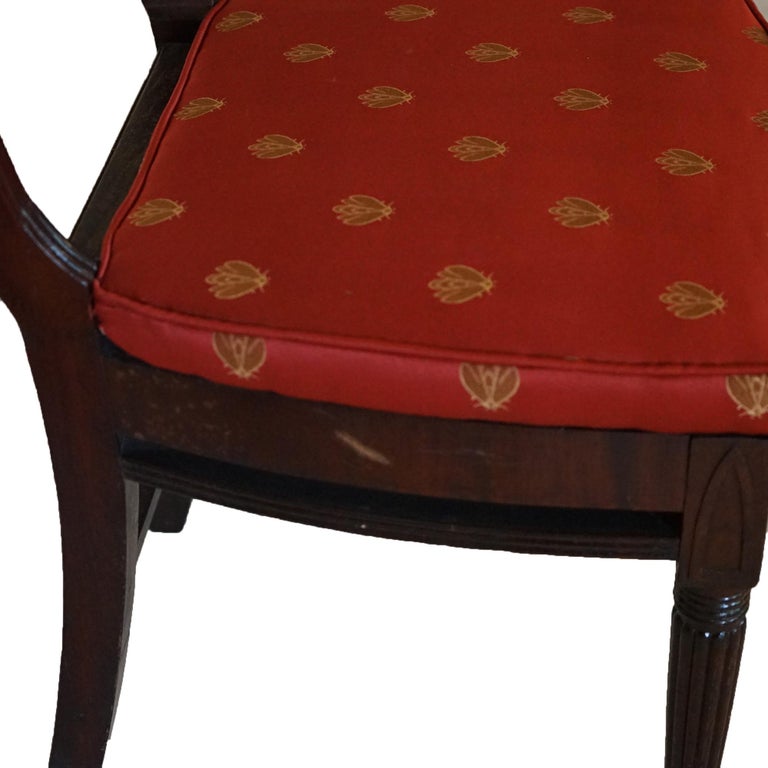 Antique Pair of Sheraton Mahogany Dining Chairs C1830’s