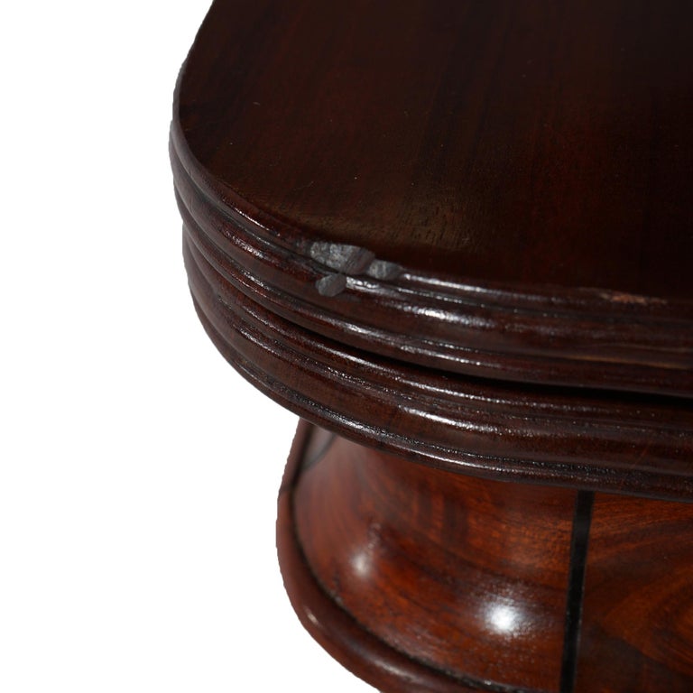 Antique Duncan Phyfe Carved Mahogany Card Table C1830’s