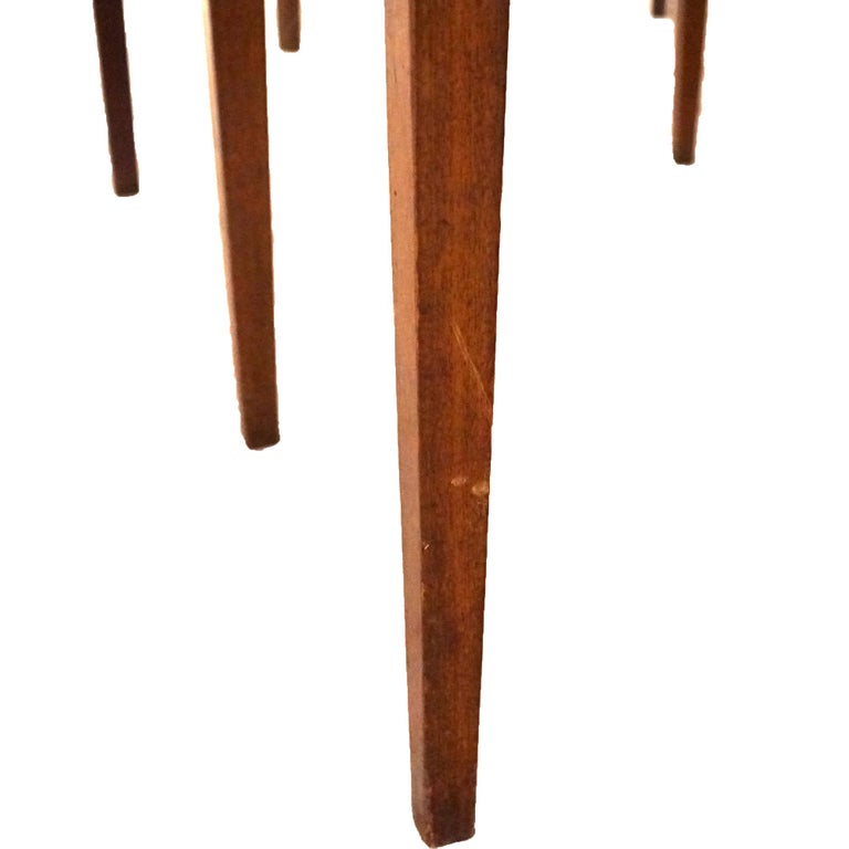Antique Hepplewhite Three Section Mahogany Banquet Table c1830
