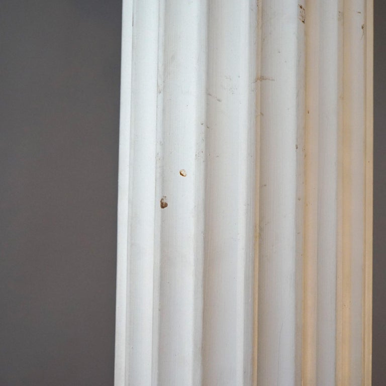 Neoclassical Composition Tall Doric Form Column, 94"h, 20thC