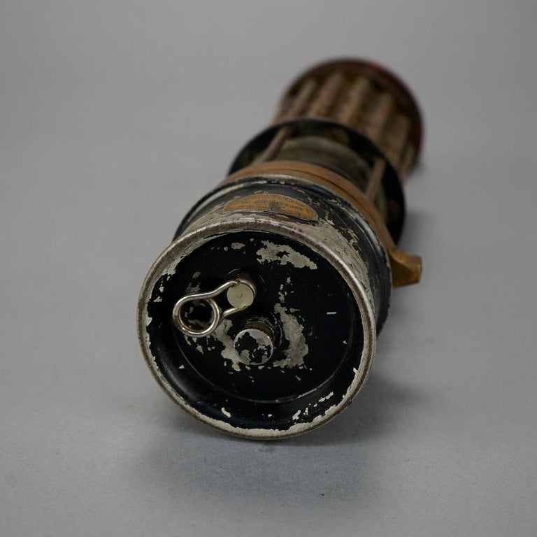 Antique Wolf Safety Lamp of America Co. New York, Coal Miners Lamp, 19th C