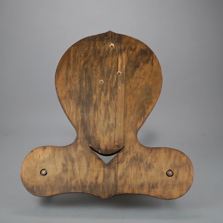 Antique Deer Mount Hall Hat Rack Circa 1930
