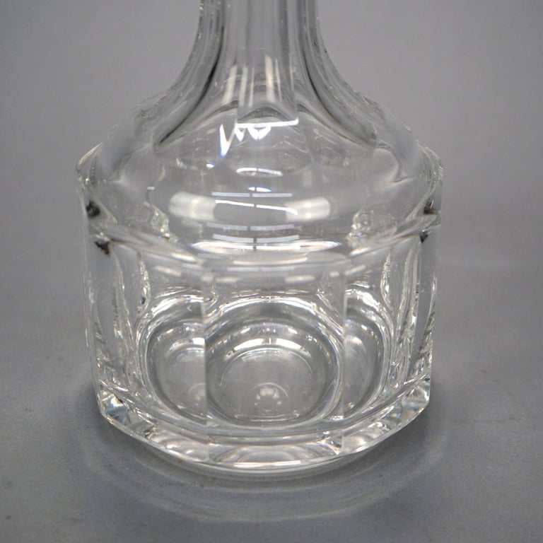 Kosta Boda Lead Crystal Spirits Decanter 20th C