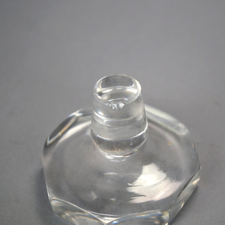Kosta Boda Lead Crystal Spirits Decanter 20th C
