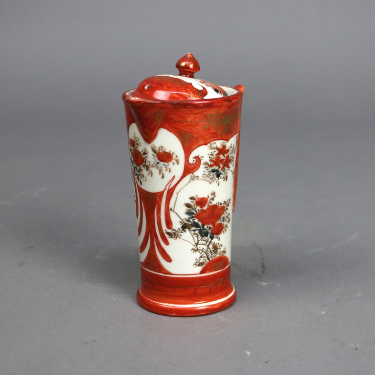 16 Piec79402es of Japanese Kutani Porcelain with Figures C1890