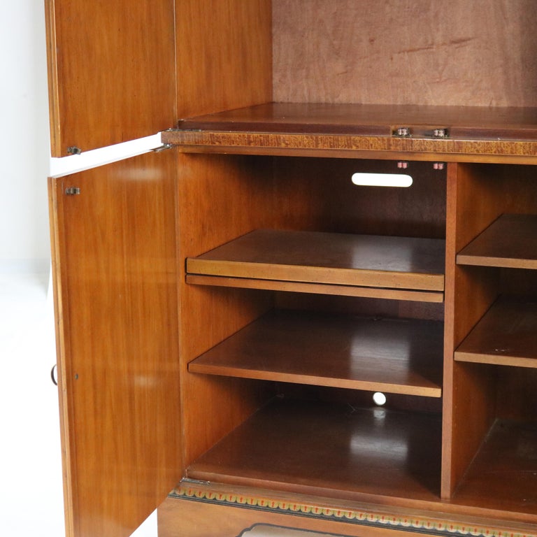 Vintage Drexel Heritage English School Adam’s Style Neoclassical Armoire 20thC
